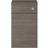 Nuie Athena Brown Grey Avola 500mm Toilet Unit MOD542 Brown Grey Avola