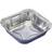 Diverse Alubakke 542 ml. 153x153x34 mm. 100 stk