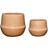 Hübsch Vibe Pots Sand set of 2 Krukke