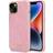 Guess iPhone 14 Plus Cover Croco Lyserød