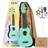 Ortega K2-CBM Soprano Ukulele Pack Caribbean Mint