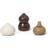 ferm LIVING Komo Mini Vas 3.6cm 3st