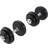 Gorilla Sports Håndvægte GUMMI Støbejern 2x15kg Pakke 30 kg