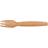 Diverse Gaffel, Naturesse, 16,5cm, brun, papir 2000 stk