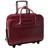 McKlein Willowbrook 15 in. Red Top Grain Cowhide Leather Patented Detachable Wheeled Ladies Laptop Briefcase