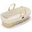 The Little Green Sheep Organic Knitted Moses Basket & Mattress