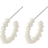 Pernille Corydon Ocean Treasure Hoops - Silver/Pearls