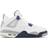 Nike Air Jordan 4 Retro GS - White/Midnight Navy/Light Smoke Grey/Fire Red