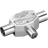 Goobay Splitter Coaxial-2Coaxial Adapter M-F