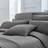 Bedeck of Belfast Fine Linens Andaz Kingsize Duvet Cover Grey, Black