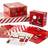 Hällmark Flat Christmas Wrapping Paper Sheets and Gift Tag Seals 1.0 ea