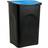 Stefanplast Rubbish Bin 50L Dustbin Kitchen Garbage Swing Lid 13.21gal