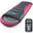 Hooded Sleeping Bag Pink Pink