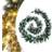 vidaXL Juleguirlande med LED-lys 5,2 m PVC Grøn
