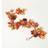 Homescapes Orange Autumn Garland with Pumpkins, 1.4m