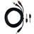 Pulse Cable 3M 3,5mm Phono + 2 jack adapterer