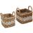 Premier Housewares Set of Two Square Seagrass Baskets Basket