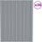 vidaXL Silver tagplader 36 stk. 60x45 galvaniseret stål sølvfarvet