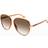 Chloé Injection Plastic Aviator BROWN