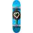 Blue Print Spray Heart V2 Complete Skateboard 8"