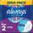 Always Ultra Long Size 2 with Wings 30 Pads 30-pack