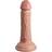 Pipedream 6 Inch 2 Density Silicone Cock Caramel