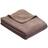 Ibena Uni Doubleface blanket Dublin espresso/brown 150x200cm
