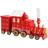 Spielwerk Advent Calendar Locomotive Wood Reusable