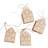 Ginger Ray bread advent gift wrap boxes-Neutral