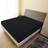 vidaXL Jersey Fitted Sheet Bed Sheet Black, Blue (200x140cm)