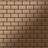 Alloy Mosaic tile massiv metal Titanium Amber brushed copper 1.6mm thick House-Ti-AB