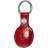 Torro AirTag Holder Leather Keyring Red