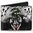 Buckle-Down Comics Wallet Bifold Joker The Killing Joke Holding Head Pose Hahaha White
