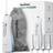 AquaSonic AquaSonic Aqua Flosser Professional Cordless Oral Irrigator with 4 Tips and Travel Bag IPX7 Waterproof with 3 Modes