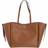 Michael Kors Freya Large Pebbled Leather Tote Bag - Brown