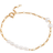 ENAMEL Copenhagen Perla Figaro Bracelet - Gold/Pearls