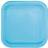 Unique Party 30900 18cm Square Baby Blue Party Plates, Pack of 16