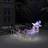 vidaXL Tegmen Reindeers & Sleigh Acrylic Christmas Lamp