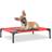 Pawhut Elevated Pet Bed Portable Camping Raised Dog Bed w/ Frame Black