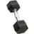 Hex Dumbbell Rubber, 12,5 kg