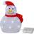 Star Trading Crystalo Snowman Gennemsigtig Julelampe