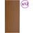 Be Basic Brun tagplader 12 stk. 100x45 cm galvaniseret stål