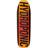 Hydroponic Skateboard Bräda Pool Shape (Degrade Orange/Red) Svart/Orange 8.75"