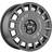 OZ Rally Racing Dark Graphite Silver Lettering 7x17 5/108 ET45 B75
