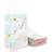 Blue Panda 24 Pack Small Unicorn Favor Bags with Handles, Pastel Rainbow Birthday Party Decorations (5.5 x 8.6 x 3 In)