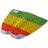 Northcore Ultimate Grip Deck Traction Pad Red/green/yellow