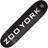 Zoo York Skateboard Bräda Classic Logo Block (Svart) Svart/Vit 8"