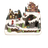 Nordic Winter Mountain Town Multicolored Julby 31cm