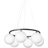Nuura Miira 6 Circular Rock Grey/Opal Taklampa
