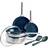 Blue Diamond Tri-Ply Cookware Set with lid 7 Parts